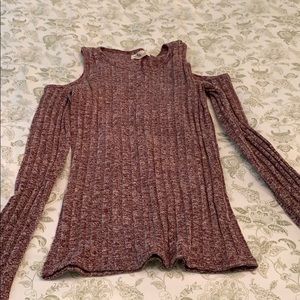 Hollister cold shoulder sweater